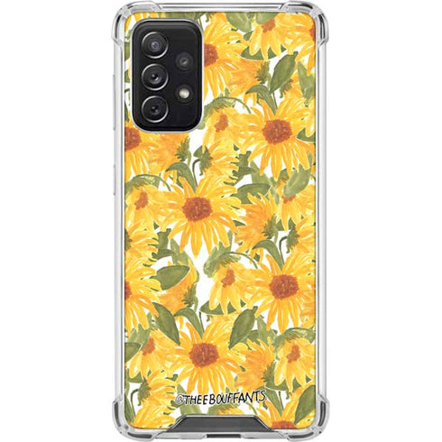 Bouffants and Broken Hearts Sunflowers Galaxy A72 5G Clear Case